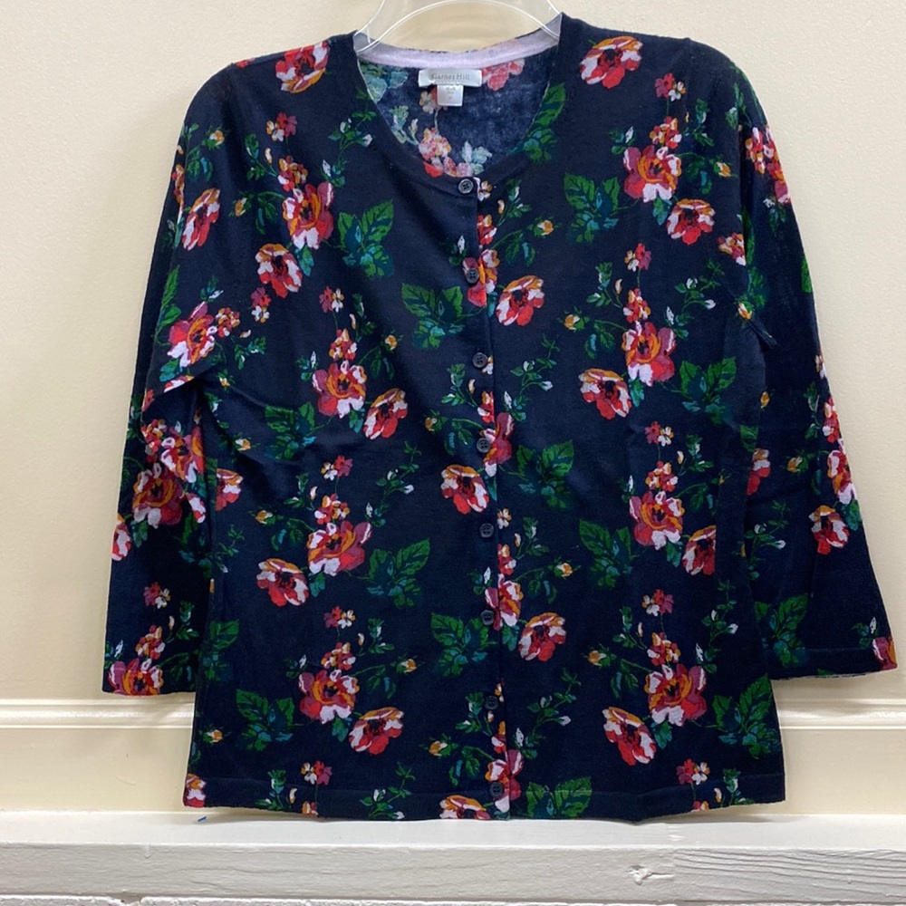 Garnet Hill merino wool cardigan